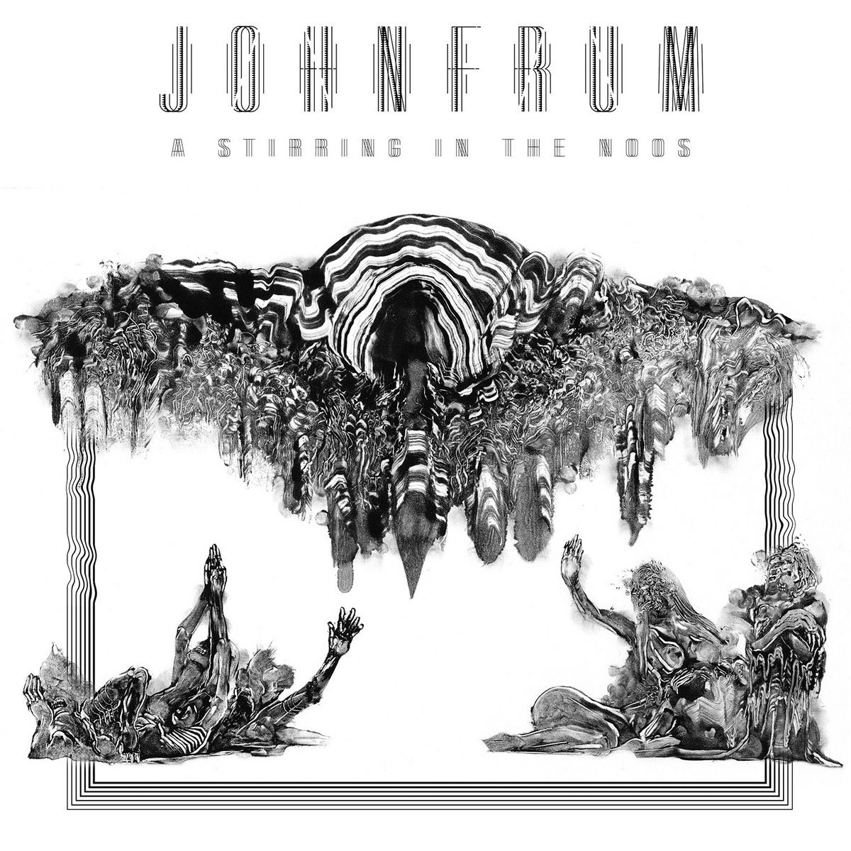 Today I’m listening to #JohnFrum—A Stirring In The Noos (2017). “Trippy” and “#deathmetal” aren’t used together that often but here we are #TiLT