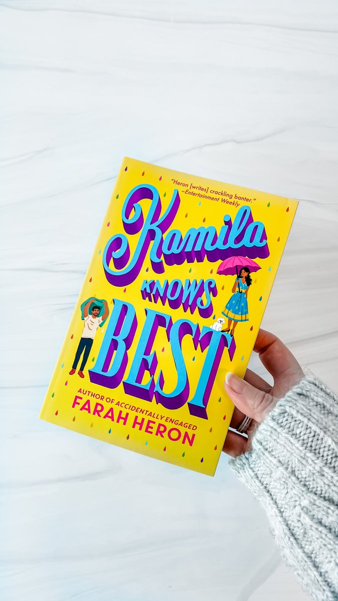 LatestBookCrush's tweet photo. Thanks to @readforeverpub for gifting me Kamala Knows Best by Farrah Heron.

This South Asian, Canadian retelling of Emma was precisely the book I needed. It was witty, hilarious, and heart achingly angsty. And you know there was some seriously delicious food mentioned. https://t.co/XHWzQd2nk3