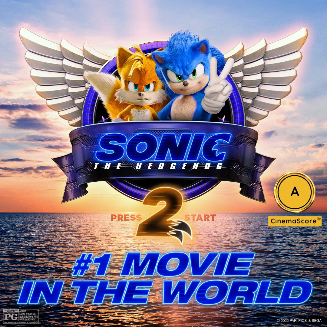 Sonic The Hedgehog 2 is the #1 movie in the world right now! Thanks to all  the fans 🙌 . . #jimcarrey #sonicthehedgehog #sonicmovie2…