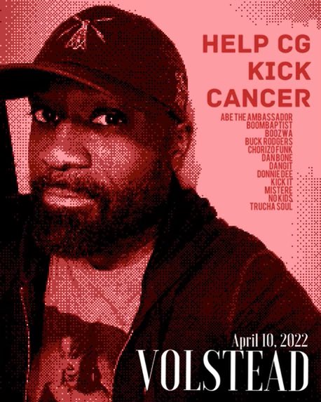 Turning it up this eve for a 💎 of a human, <a href="/DJChickenGeorge/">DJCG</a>. <a href="/VolsteadLounge/">Volstead Lounge</a> is donating all profits to the #helpcgkickcancer fund, as we help our dude beat cancer’s ass. 8pm, special drum &amp; bass set from your boy. Lineup is 🔥.