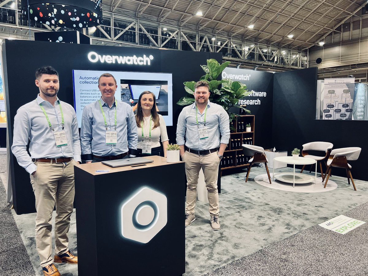 We are excited to be at #AACR22 in New Orleans this week. Come find us at Booth 1451 to see how Overwatch can help with all of your #invivo study requirements.