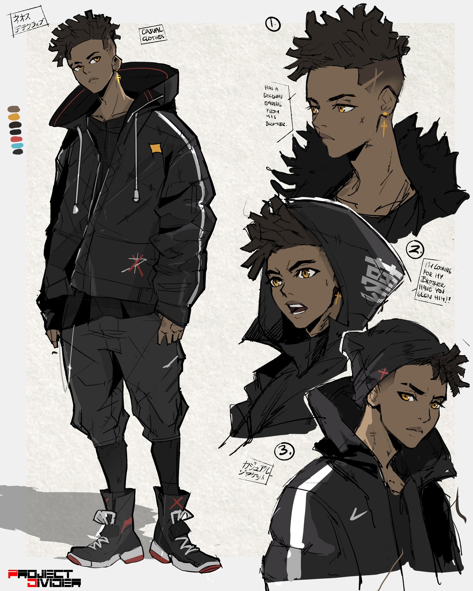 Mitch Divider on X: Kojo the bounty hunter. A character sheet