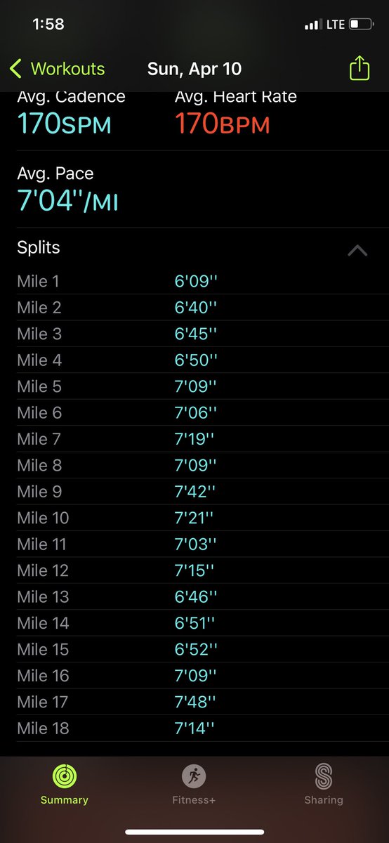 Sunday long run. Fitness coming along nice 🏃🏻