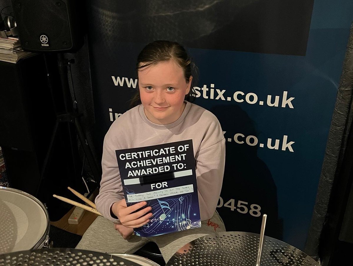 A few more of my amazing students with their end of term achievement certificates! #drumlessons #certificateofachievement #yamahamusicpoint #freetasterlessons
