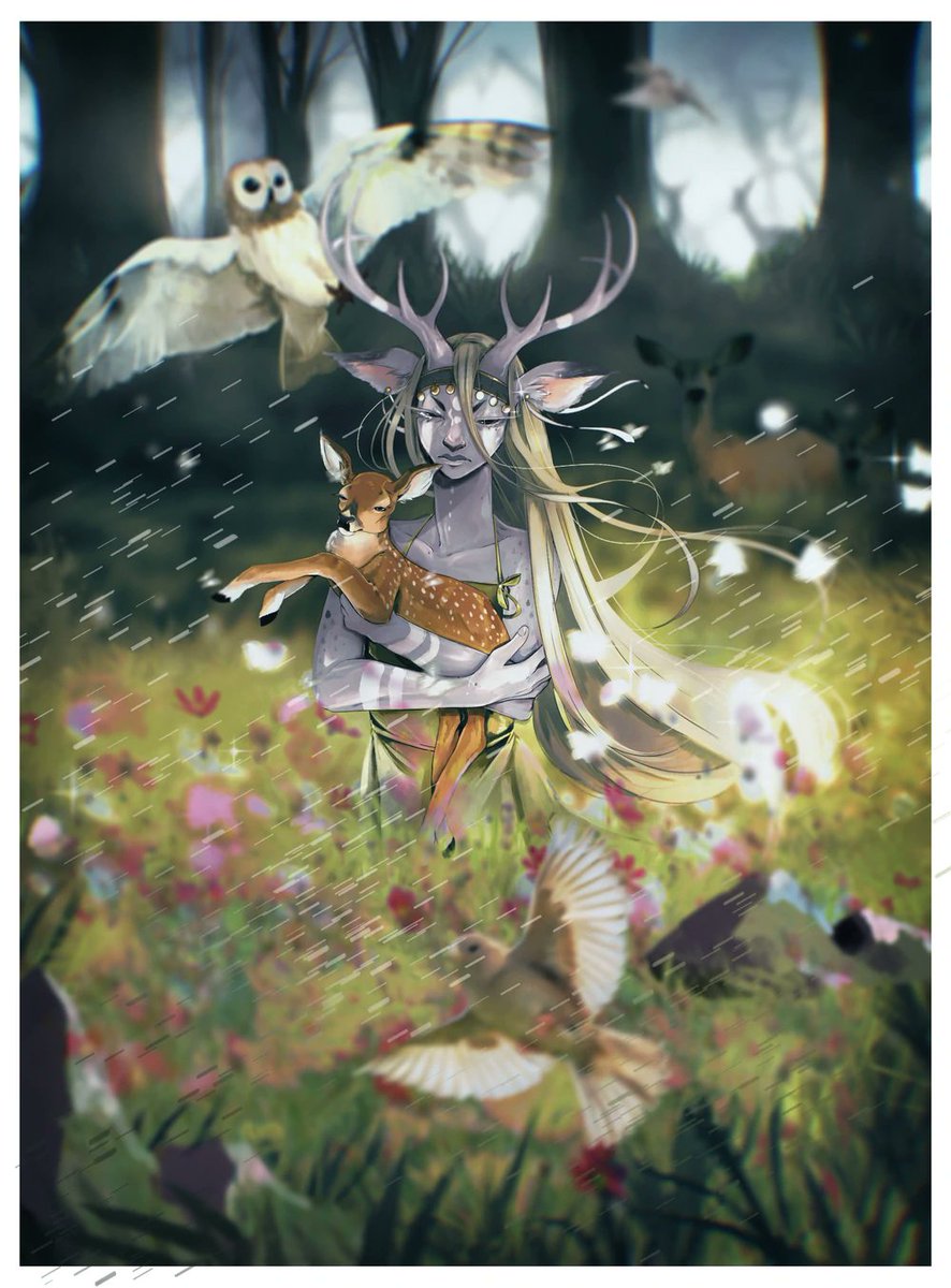 AndoraDnd's tweet photo. Inala, Goddess of Life

A kind and caring goddess, Inala is seen as a mother to all. She loves all living things, but rarely involves herself with the affairs of mortals outside of times of great peril. 

Art: @hollycircling https://t.co/0rP5oPx5bL