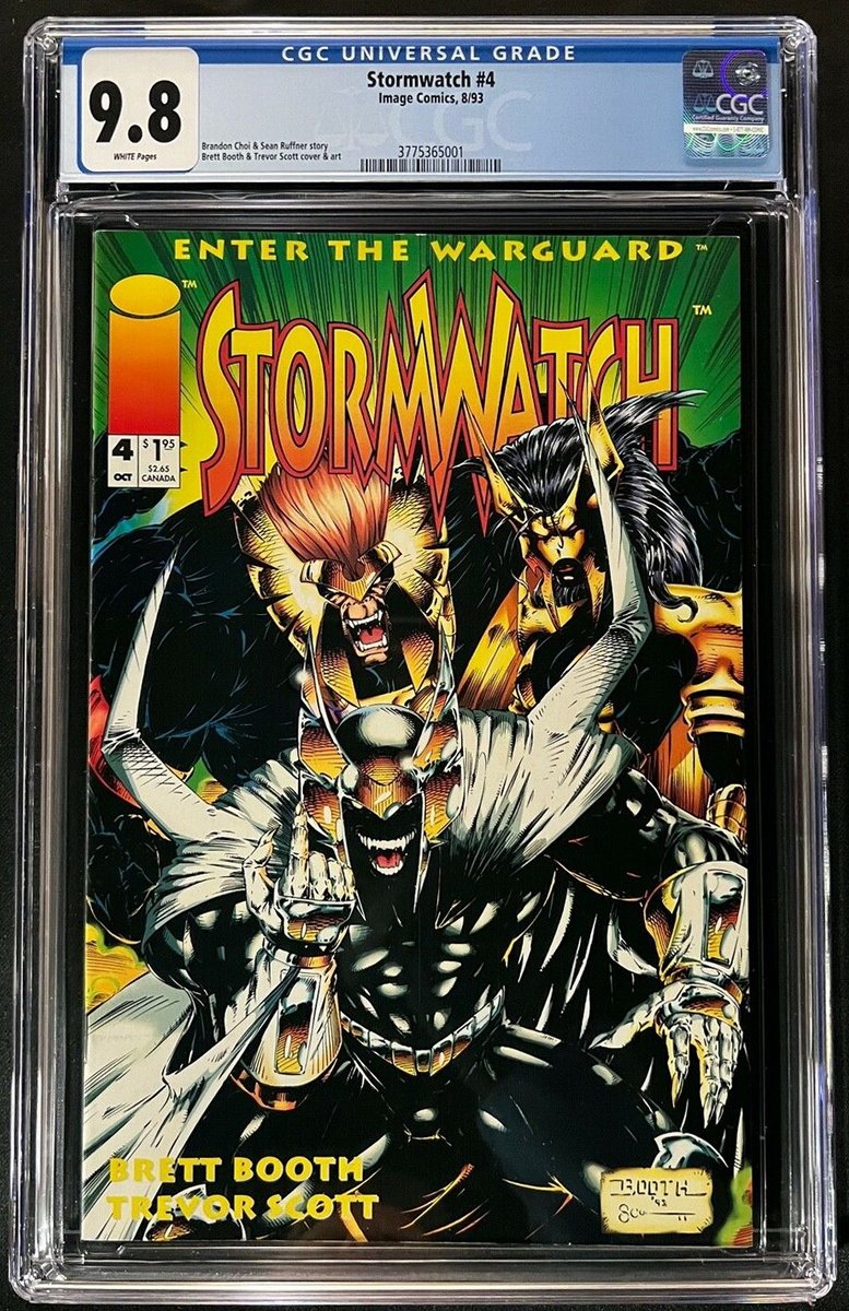 daarkanjel's tweet photo. finally found a StormWatch #4 at 9.8 to go with my #5,
WarGuard story complete! WildStorm goodness by @Demonpuppy and #TrevorScott #BrandonChoi #SeanRuffner @JimLee https://t.co/VBLMqoyltp