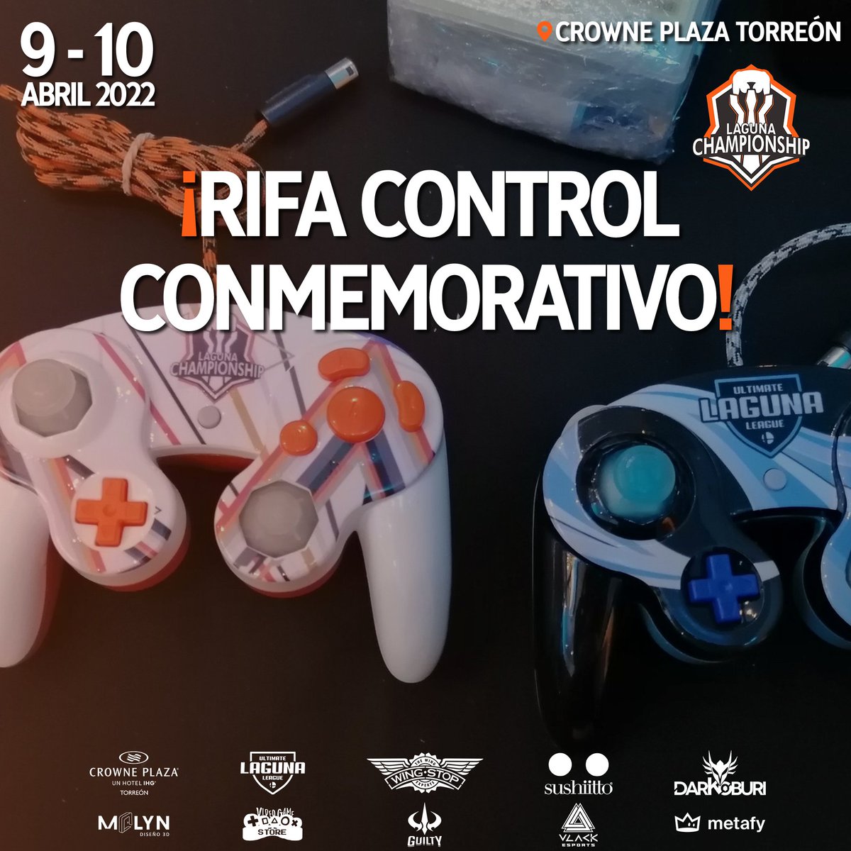 🚨 GIVEAWAY 🚨

Tenemos regalitos para el #LagunaChampionship🥳 

Solo tienen que cumplir estos requisitos y participar durante la transmisión.

- Seguir a <a href="/UltimateLaguna/">Ultimate Laguna League</a> 

- 🔁 Like y RT ❤️
- Etiquetar a 2 amigos

Más información en: twitch.tv/ultimatelaguna