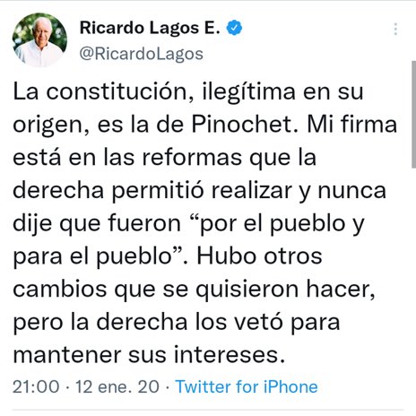 Ronnie11y061's tweet photo. @aldunatefran @alejandropgh91 @Luis_PMO @FernandoLealA @javiparada Cual falacia?
El mismo Lagos admite que solo maquilló algunas cosas, la médula es la misma. 
Sigue siendo la constitución del estado subsidiario de perrochet https://t.co/SPzbrjQAD8