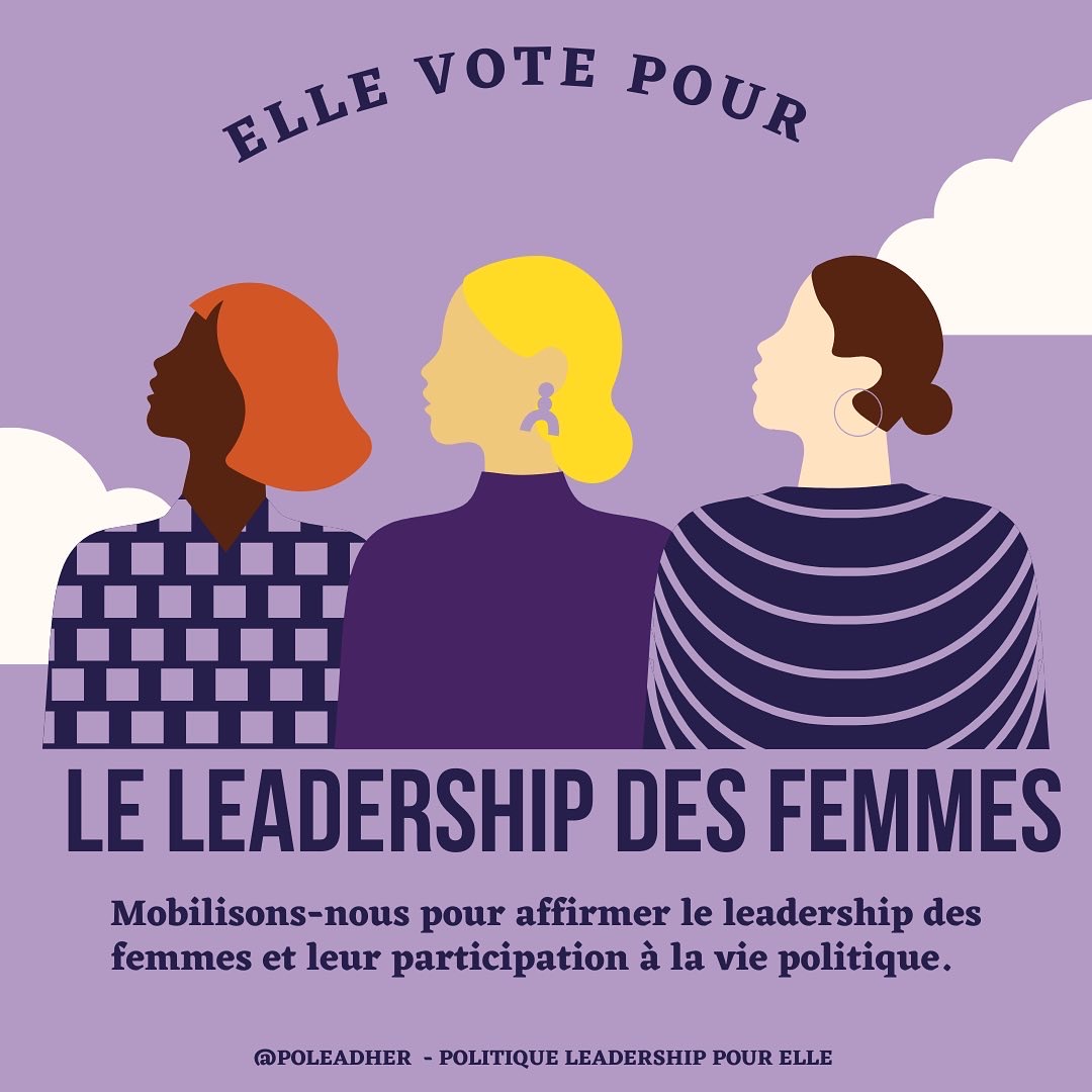 poleadher's tweet photo. #ELLEVOTE 🗳🇫🇷 - Nous continuons à nous engager et mobiliser pour lutter contre l’abstention et affirmer les droits et le leadership des femmes ! #presidentielles2022 #Presidentielles #jevote #leadershipfeminin https://t.co/DahXP26C8E
