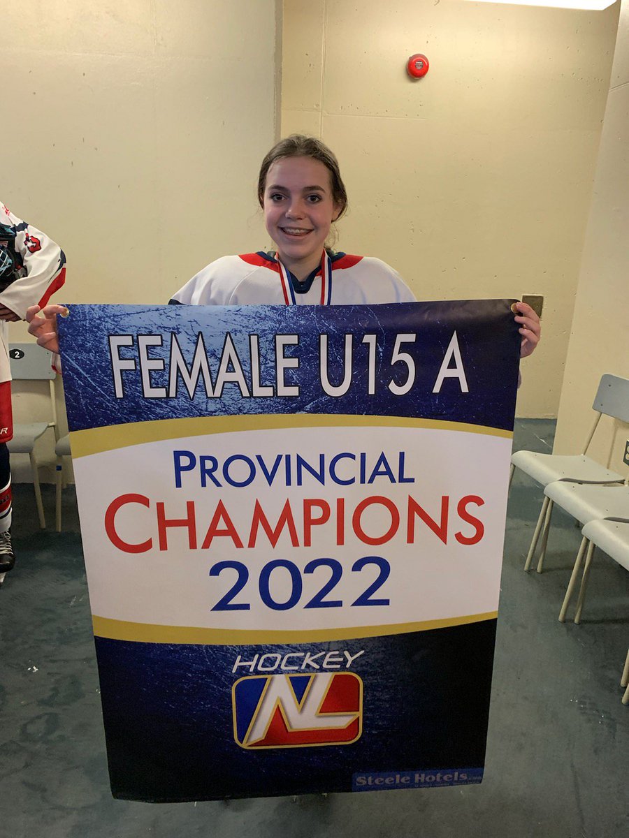 An exciting Girls U15A Provincial Final between the two Wolverines Penney and Sharpe - Penney comes out on top this time (Mount Pearl 1 Eagles 0)  #stillfriends