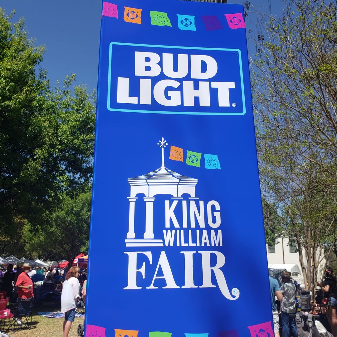 Viva Fiesta! to <a href="/SilverEagleBev/">SilverEagleBev</a> for your 2022 King William Fair sponsorship, support &amp; friendship!

#KingWilliamFair #fiesta2022