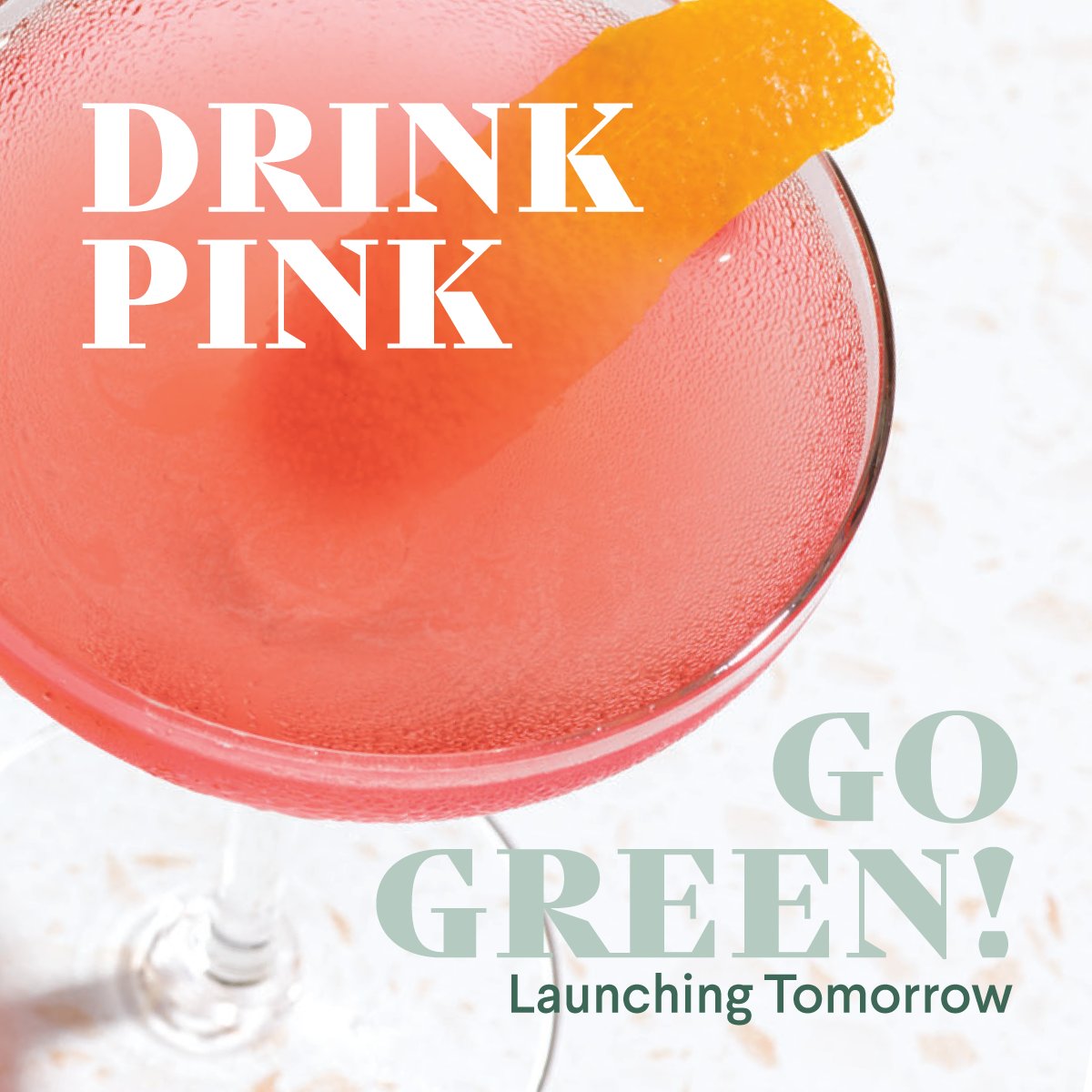 Drink pink, go green! 🌱  In celebration of Earth Day this year, for every Tokyo Cosmo purchased at Earls between April 11th - 24th, 1 tree will be planted. 

Please drink responsibly. Donation up to $5000. Canadian locations only.