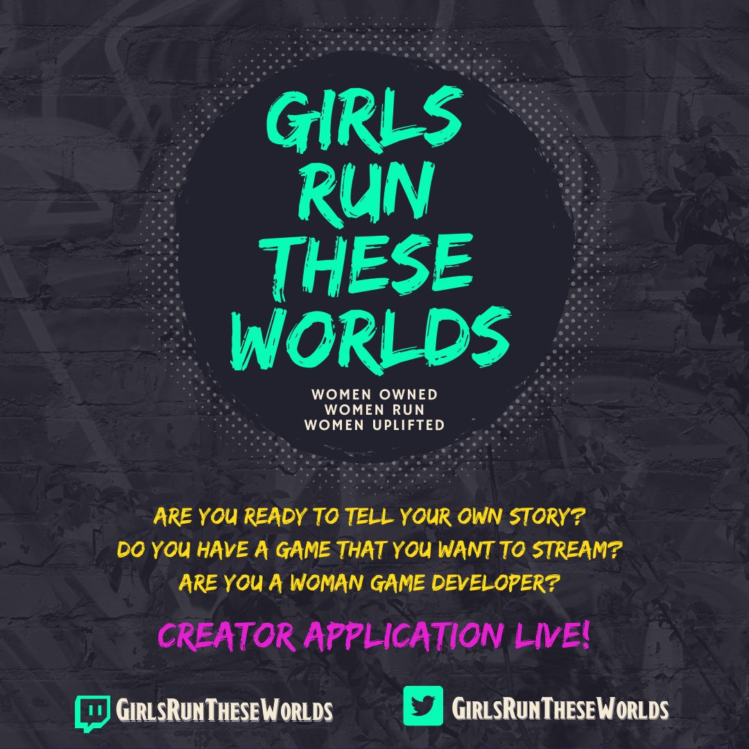 GirlsRunWorlds's tweet photo. We are actively seeking women to tell [beautiful, haunting, heroic, irreverent, hilarious, epic, thrilling, slow burning, psychological, violent, meta, arcane, disturbing, majestic, fantasy, sci-fi, alternate reality] stories. Our creator app is live now! https://t.co/H96iYw0a6H https://t.co/vGfVfle4AE