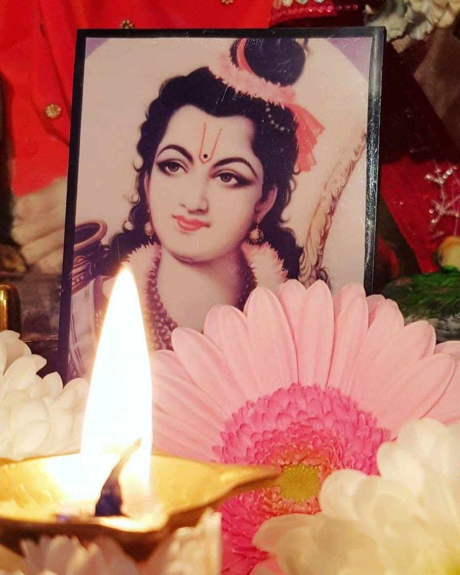 cutlassmagazine's tweet photo. As the Hindu community celebrates Lord Ram’s birth today, I am reminded of how my ancestors would read the Ramayan underneath a lit flambeau after a brutal day working in the cane fields. In the way we greet one another with Ram Ram and Sita Ram, we carry on their legacy with us. https://t.co/Szfzvg2kLy