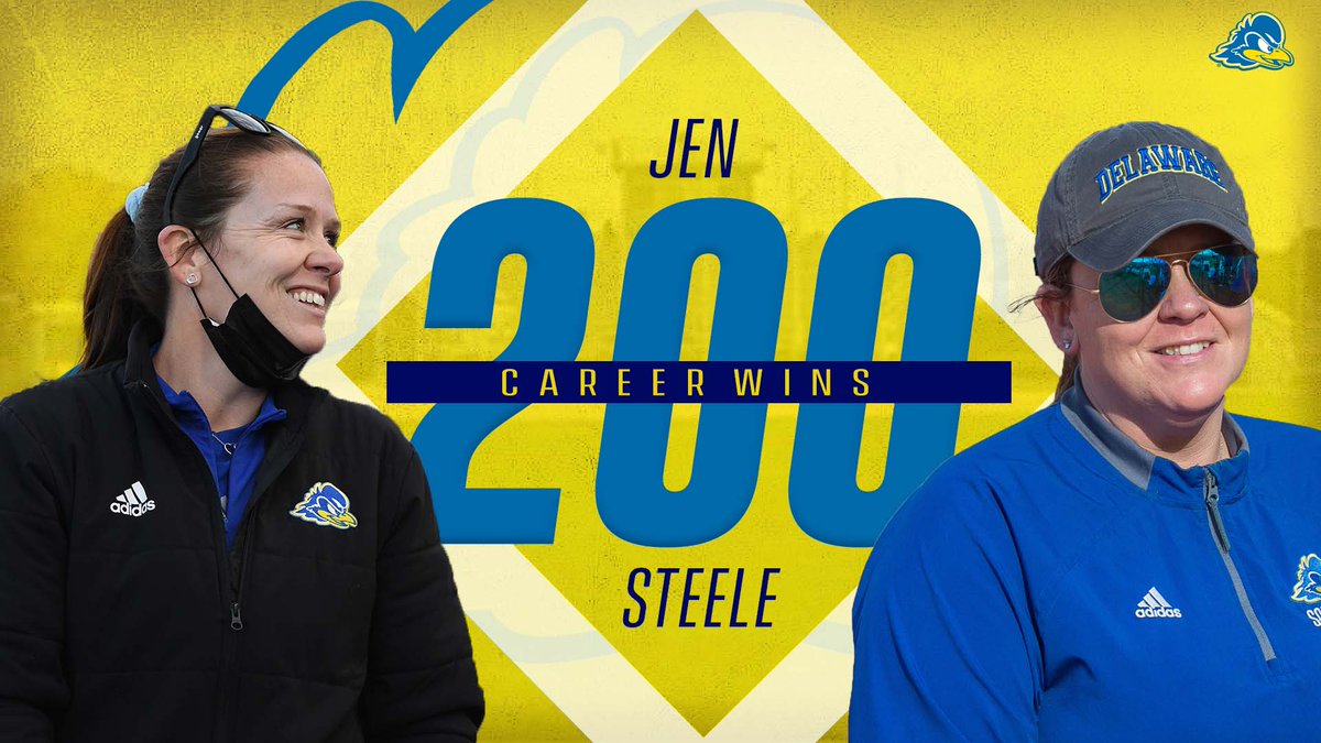 Delaware_SB's tweet photo. Congratulations to Head Coach @CoachJenSteele who picked up her 200th career win with today's Game 2 victory! https://t.co/XytDJBKkd7
