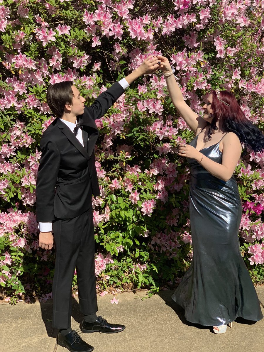 mudtownalabama's tweet photo. Our Mudtown girls went to prom this weekend! We’re so proud of both of these beautiful young ladies! #eatmud #promweekend https://t.co/4mDlIyVCWH