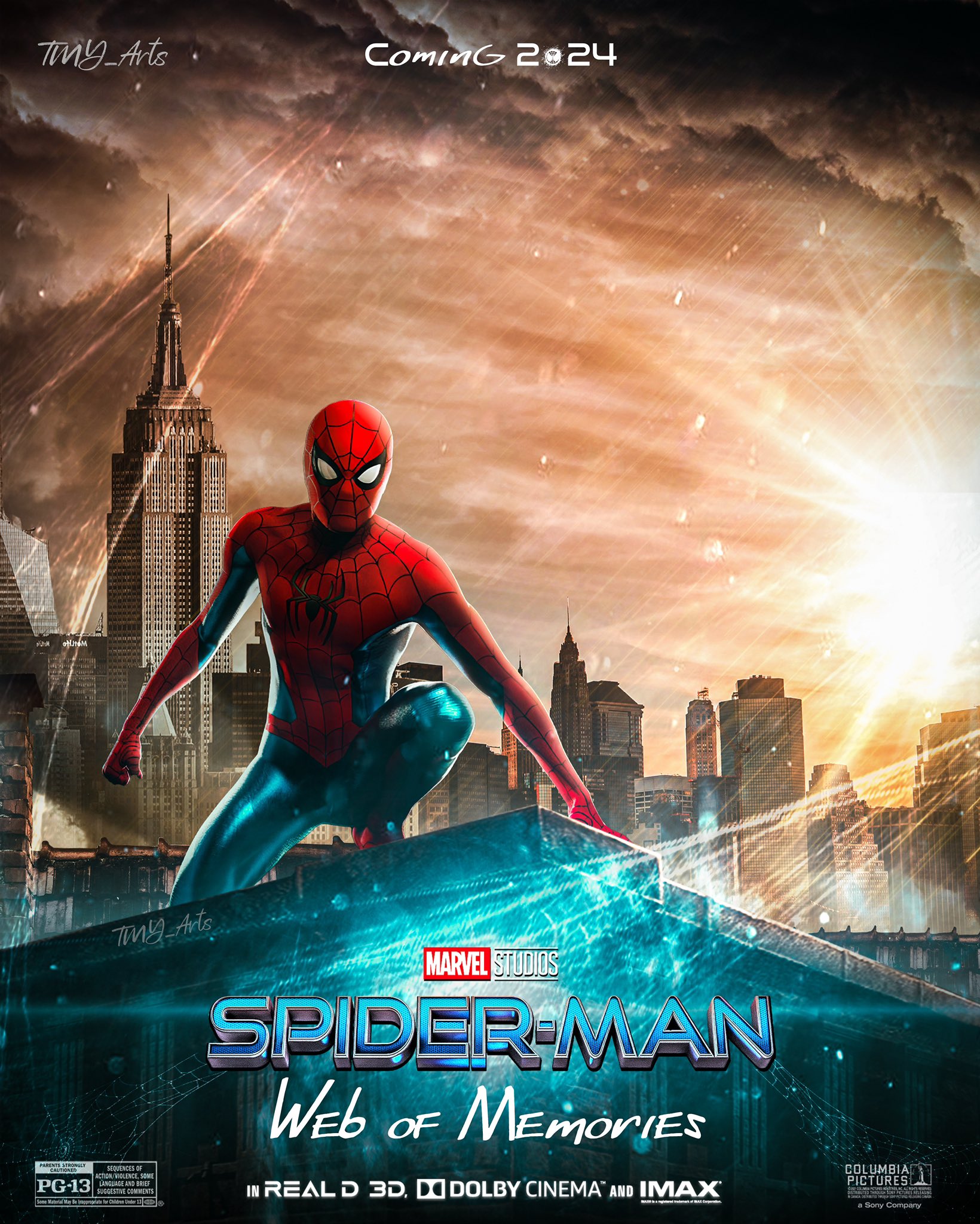 Tmy_Arts on Twitter "SpiderMan Web of Memories Poster 🕷🔥 This is a