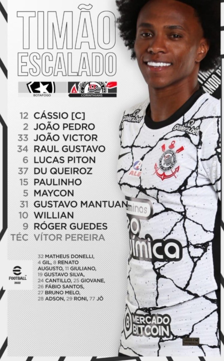 radiocoringao's tweet photo. 🏆@Brasileirao
📊1ªrodada
🏟@EstNiltonSantos
📍Rio de Janeiro
📆10/04
🕗15h30
⚽️@Botafogo x @Corinthians
🎙@rico_villaca
🎙@wagner_hiroi
🎙@cesinha_martini
🎙@ginaldsman
🎙@jorDiazMVP
📻 87,5 FM Itaquera
💻 @YouTubeBrasil
💻 @radiocoringao
💻 @gavioesoficial
💻 @RadioCPMC https://t.co/xryUtZ0B3n