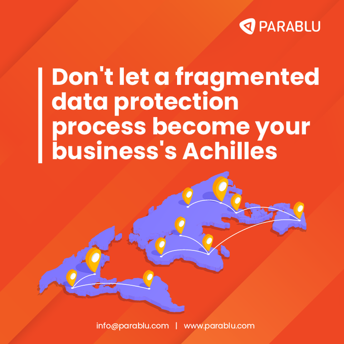 ParabluInc's tweet photo. BluVault's #CentralizedManagement console for #DataProtection and #DataResiliency places your business on a strong digital platform - Read the blog - https://t.co/TjhzrASXpf
#BluVault #DelegatedAdministration #DistributedBackup https://t.co/17W9znNSpi