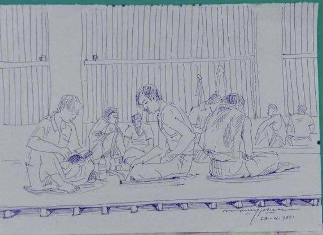 BombWinni's tweet photo. Nothing Human Right in Insein Prison Myanmar.Please UNHRC help Burmese people ���😭 https://t.co/0AAYeC4DxK