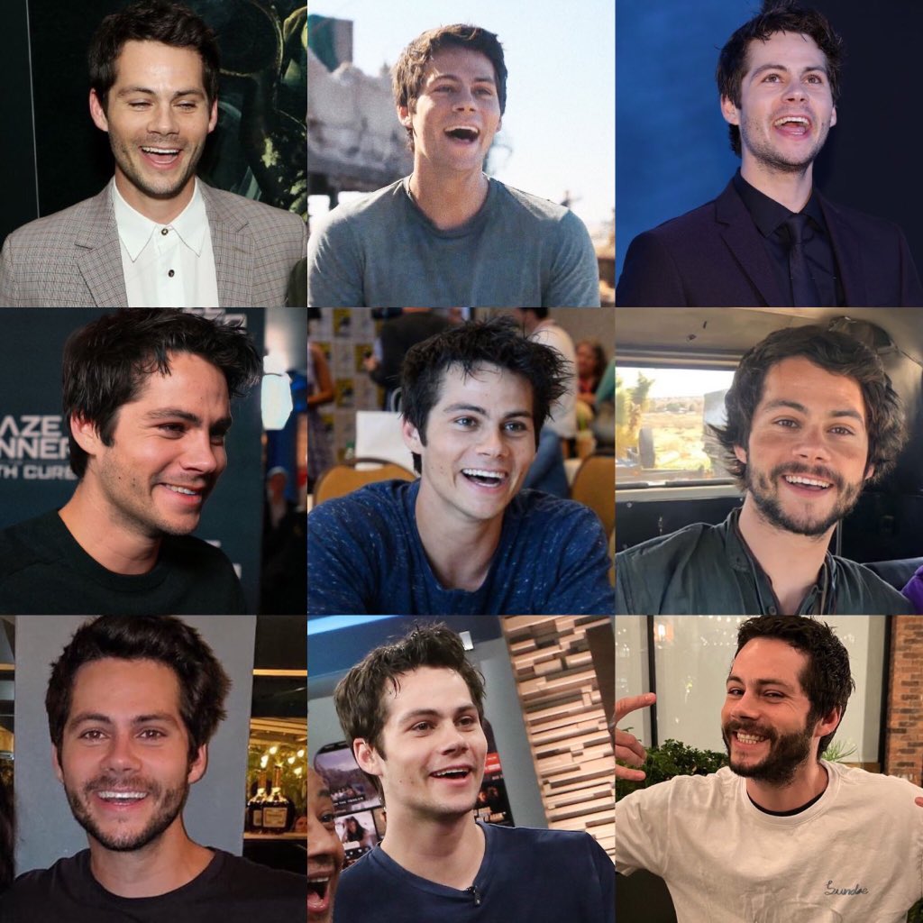 dylanthinkerr's tweet photo. dylan o'brien has the cutest smile. https://t.co/uMRxGUuADk