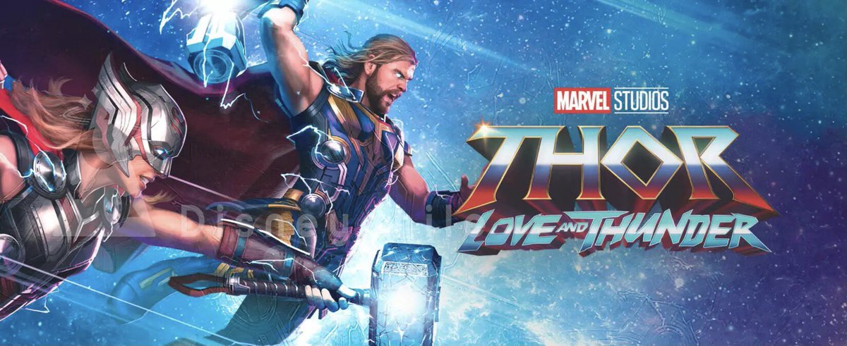 MasterTainment's tweet photo. BREAKING: The #ThorLoveAndThunder trailer will premiere during the post-credits of #Thor4. https://t.co/RM1GrOru5d