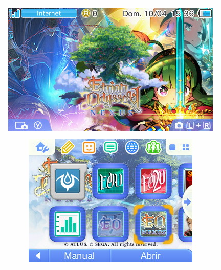 Jeancotta10's tweet photo. Com novo cartão SD agora posso jogar os outros Etrian Odyssey que comprei na esh #My3DS
#Tema3DS #3DS https://t.co/zIzX1BIhlN