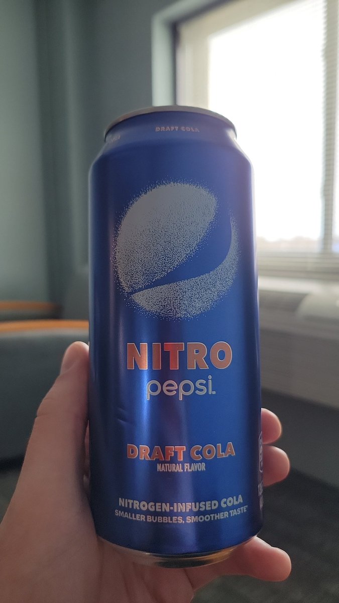chiefofbricks's tweet photo. Hey @pepsi! I just tried the new Nitro Pepsi, and honestly I was quite disappointed...

I really like the concept of this product but overall it goes against the fundamental reason people enjoy soda/pop - and that fundamental reason is the carbonation mixed with flavor. https://t.co/Y4P7SI1Vk5