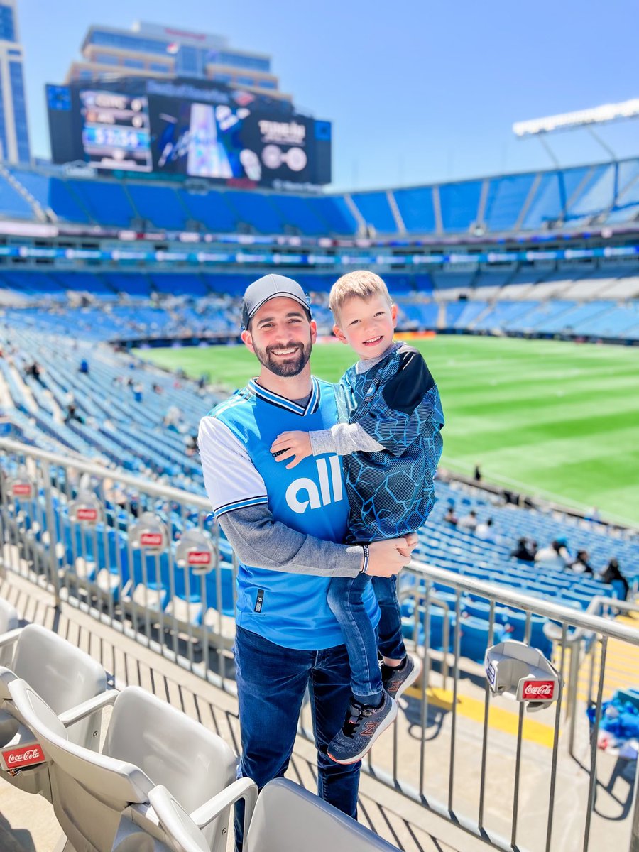 Beautiful day out here at the <a href="/CharlotteFC/">Charlotte FC</a> game!