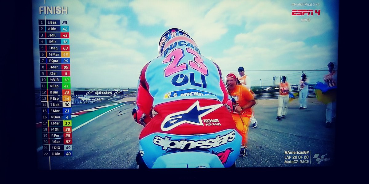 flapolioli's tweet photo. É #bastianini Uhuuuulll ✨

#MotoGP #MotoGPnaESPN https://t.co/4ZiaWoPnpB