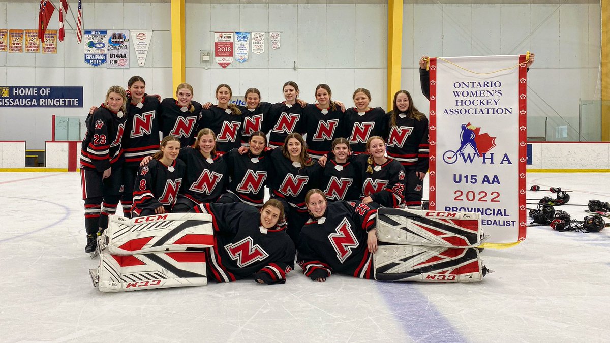 After a heartbreaking 1-0 loss  in the semis we bounced back to beat Stoney 3-2 take home the Bronze. 

Third place in the province and the champions of the east are titles to be proud of. #womenshockey #U15AA #girlshockey #OWHA