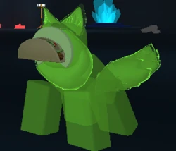 Kaiju Paradise: Slime Pup (green) Minecraft Skin