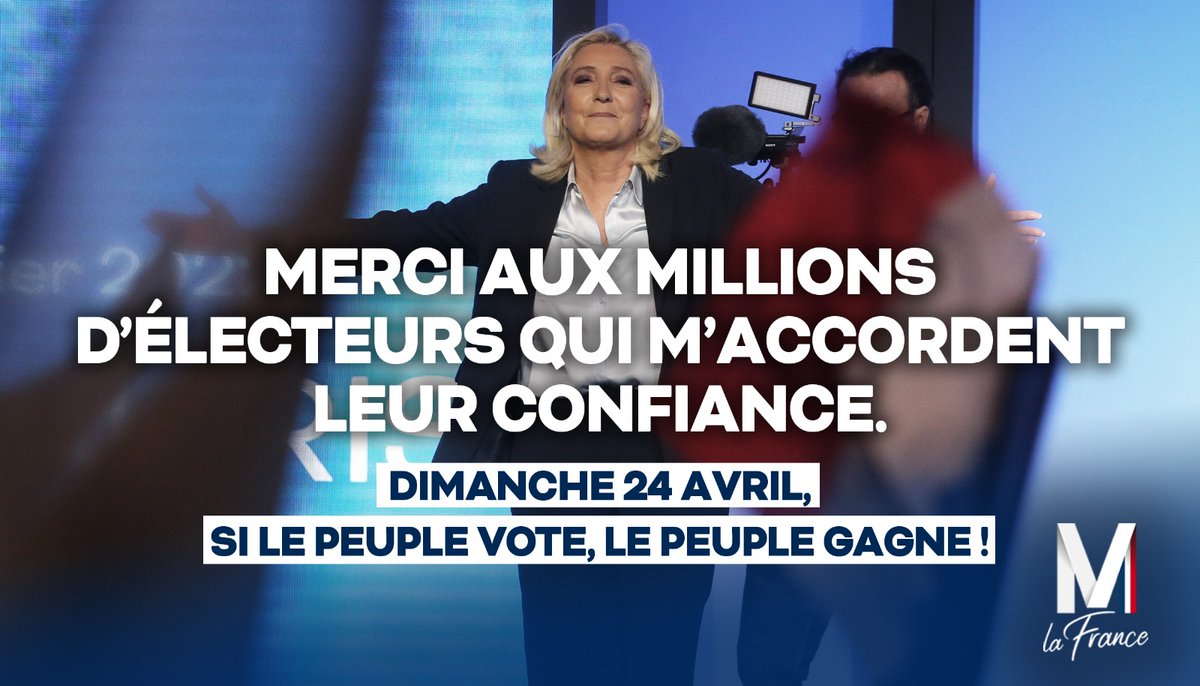 Marine Le Pen tweet media