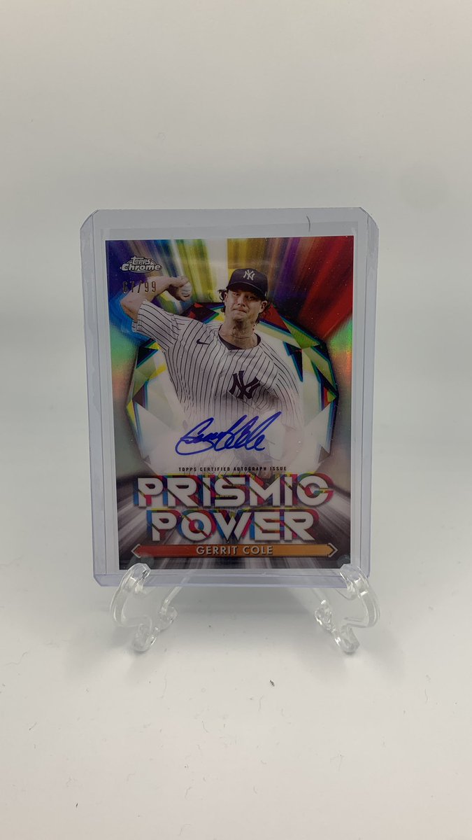 2021 Chrome Prismo Power Gerrit Cole Green Auto /99 

$60 https://t.co/yP0FxiuGbo