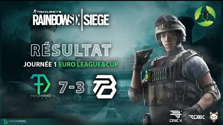 💥 @Euro_LeagueCup
 (Spring League) 
📅 MARDI 05/04 
❗RÉSULTAT ❗

PC (PLAY DAY 1) 
🆚️ <a href="/TeamBasH_Gaming/">TeamBasH Gaming</a> 

Bien joué à nos joueurs pour cette première victoire 
#LetsGoFDA