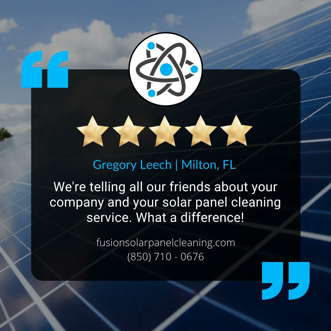 Fusion Solar Panel Cleaning tweet media