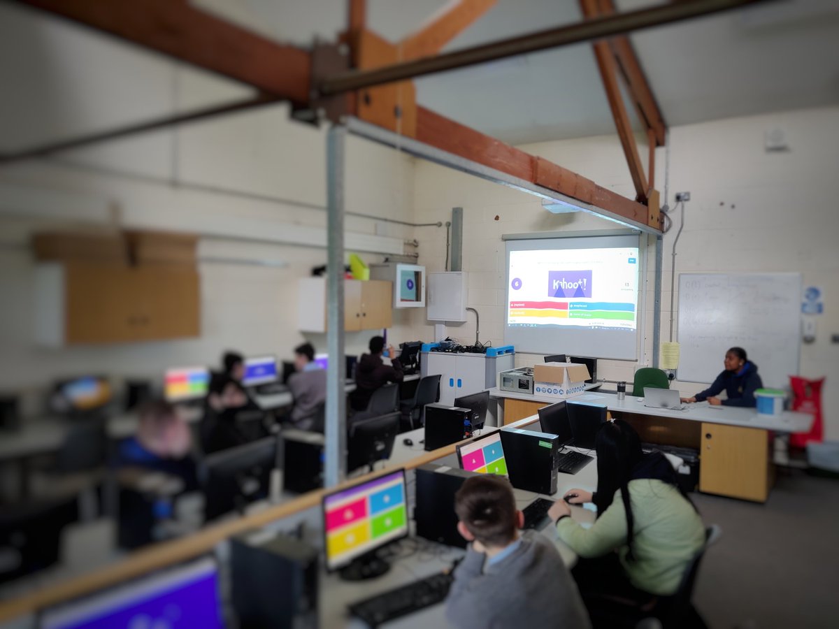 2nd Year Students taking part in a student created Kahoot! based on HTML, Python, JavaScript, CSS and Scratch in our last class before the break. Student centred learning is the best learning! 🖥️👨🏻‍💻 <a href="/JctCoding/">JCT Coding</a>