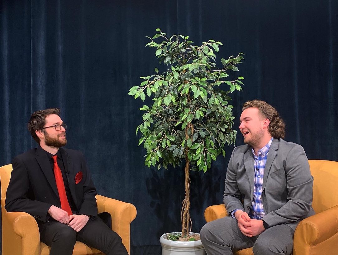 MHTVSports's tweet photo. This week is the Roman Rozell show 🎤 After a few years, it is Roman’s last show on Sports Central. 

In this special, crew members had the opportunity to say goodbye to Roman and talk about anything they wanted. Click the link in our bio to watch 🔥 #mhtv #cmu #spoorts #central https://t.co/0DtT9JPNHD