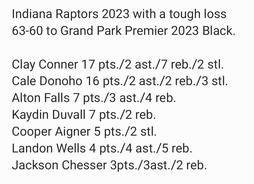 Indiana Raptors AAU Basketball (@raptorsaauin) on Twitter photo 