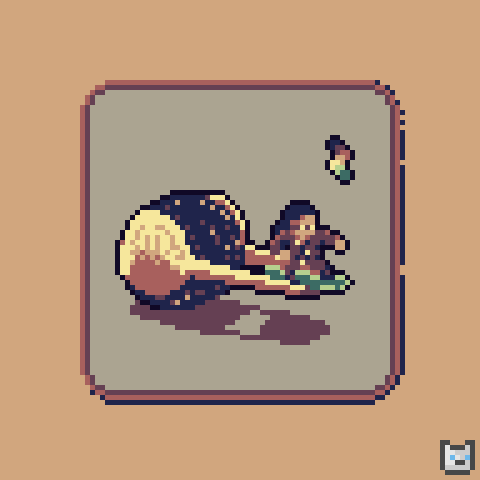 RyuuKatze's tweet photo. Hey, i'm hiding from world. but manage to make some things time to time. 

i did like this vehicle and how everything turned, still sucking at characters, hope to have more time to draw more.

#PixelArt #Aseprite https://t.co/Qz3WW9QSuK
