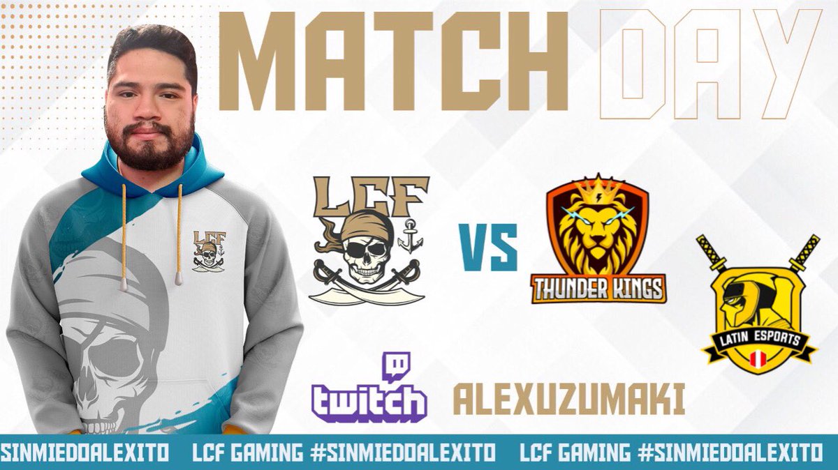 #CR

🏴‍☠️Match Day 

#Sinmiedoaléxito 

🏆|<a href="/AGMaster_League/">Master League</a> 
🆚|<a href="/ThunderKingscr/">Thunder Kings</a> 
🕰|7:00 pm 🇵🇦
🗓| Jornada 6 

🏆|<a href="/LTCR_Cup/">League Top Clash Royale (LTCR)</a> 
🆚|<a href="/LatinEsports_CR/">Latin Esports</a> 
🕰| 9:00 pm🇵🇦
🗓| SEMIFINAL 

Hoy nos enfrentamos a 2 grandes equipos, estarán 🔥🔥
Buena suerte a ambos 🙏