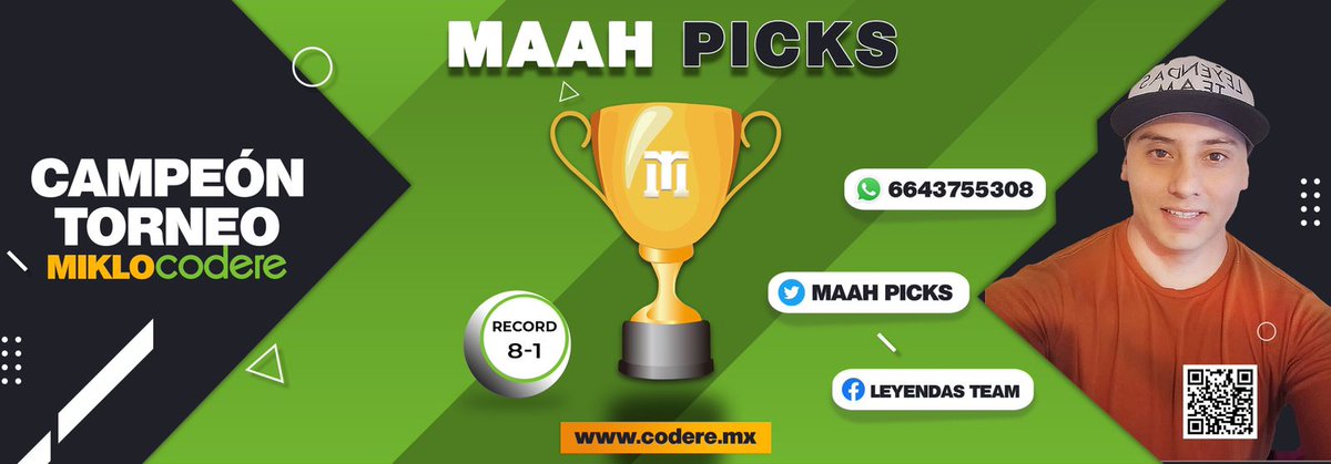 ale_picks's tweet photo. π¨ Torneo #MikloCodere
Muchos presumen que les regalan bonos pero es un pedo convertirlo en dinero real, y el Campeon del Torneo pasado ya lo logro @MAAHPICKS π siganlo porque el vato trae con queso
πsera que algun dia se anima a formar parte de #TeamMiklo ustedes que dicen? https://t.co/qhOON8NXL2