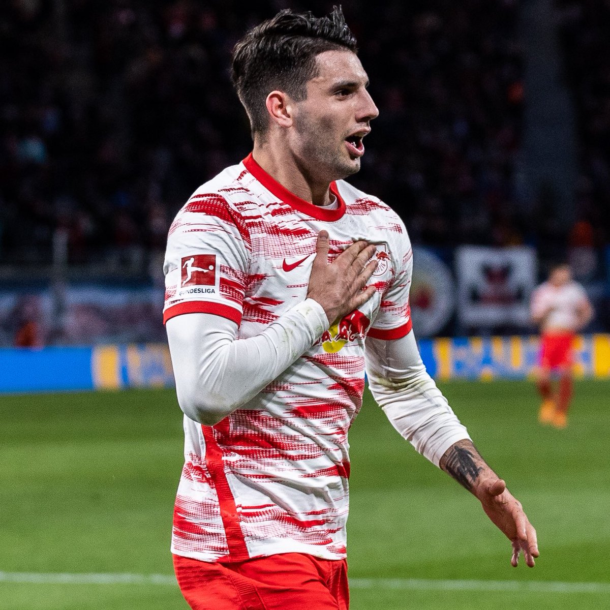 wonderkidshun's tweet photo. Dominik Szoboszlai for Leipzig in this season:
☑️35 games
⚽️9 goals
🅰️8 assists
📊directly involved in a goal every 102 minutes
And people say he should leave Germany.. https://t.co/aNBgOdXaYJ