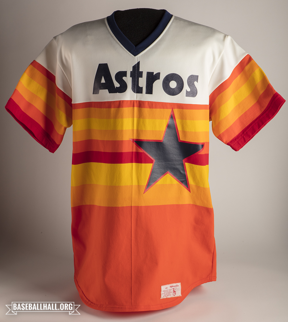 National Baseball Hall of Fame and Museum ⚾ on X: Fill in the blank: The @astros  tequila sunrise jerseys were _____. 📷: Milo Stewart Jr.   / X