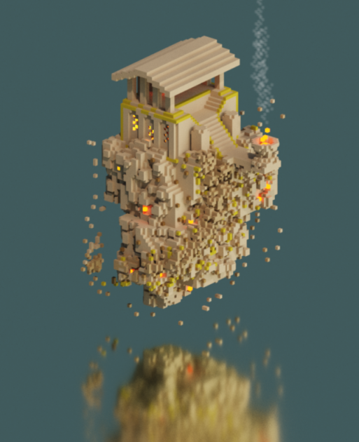 warvillenft's tweet image. The God of the Universe may offer divine protection to a village's warriors, all he requests in exchange is devoted worship...

...and a floating temple

Who, or what, is hiding deep in its catacombs🤔