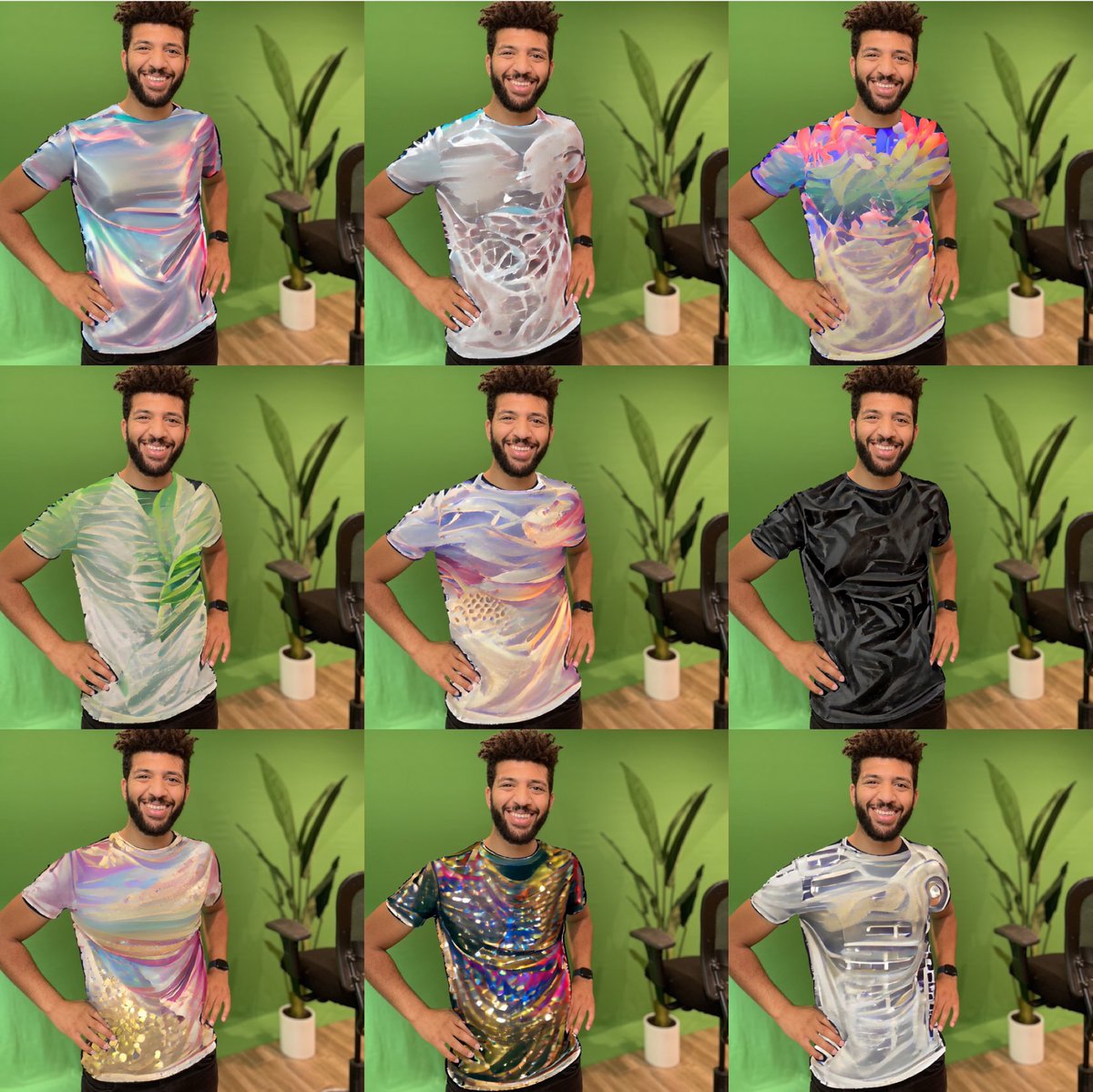 DonAllenIII's tweet photo. 🤯 using Ai to make digital clothing 👕#digitalfashion #ai https://t.co/OhJaesGR4F