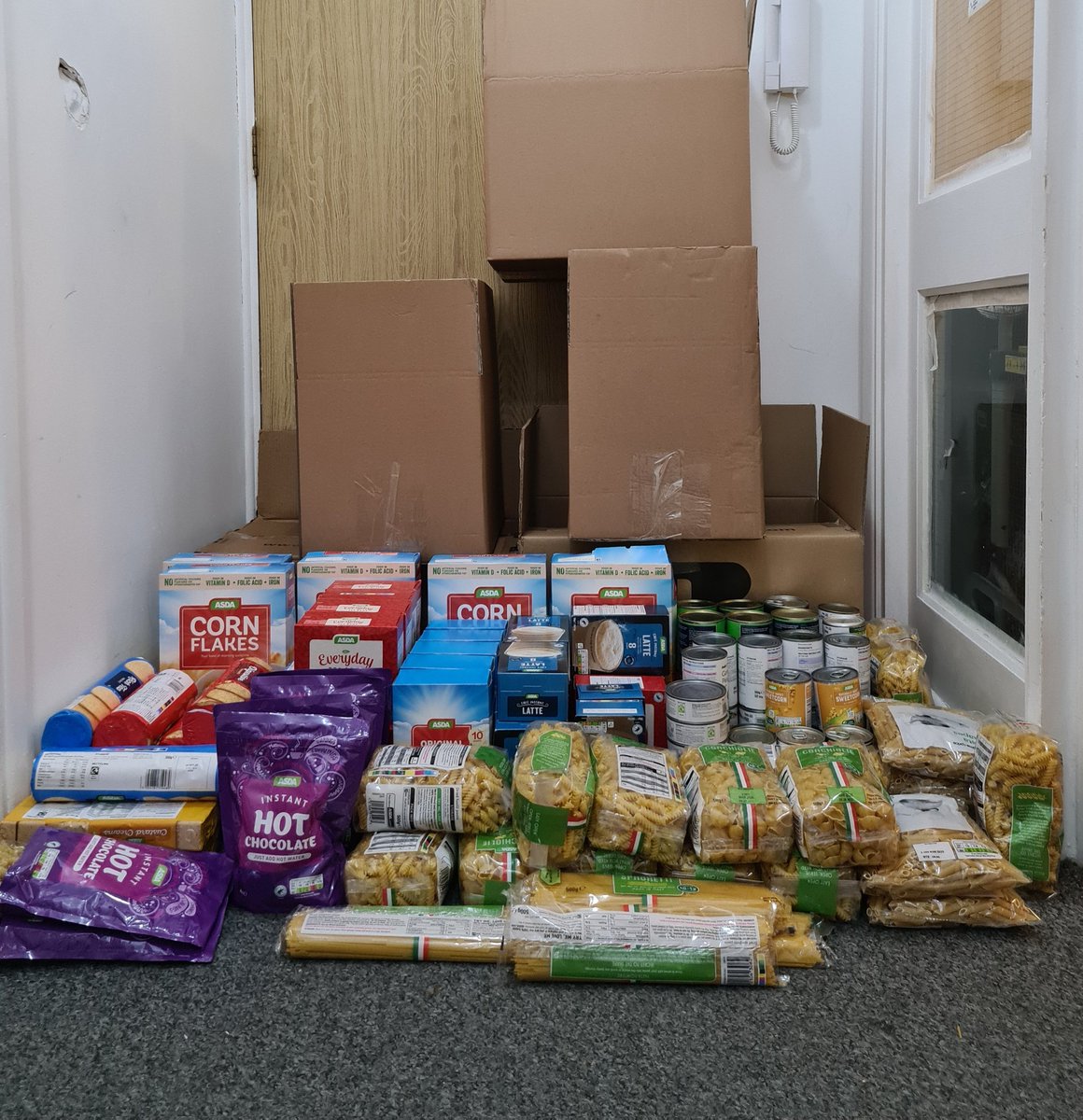 thiukorg's tweet photo. UPDATE: Packing the final batch of Easter Boxes For DPD Collection tomorrow....
You can support us by making a donation https://t.co/qGmxAMKmvN......
#easterboxesproject #easterboxesforrefuge #inspirehope https://t.co/9Q1umHkzUV