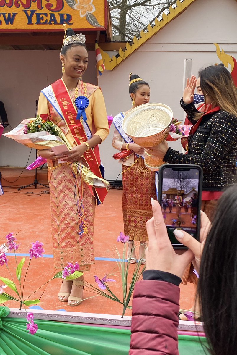 My Goddaughter Won Miss. Lao New Year 2022 🥲🇰🇭❤️✨👑 #LaoNewYear