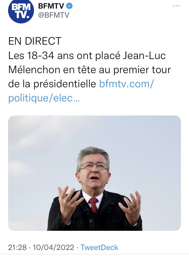 realmarcel1's tweet photo. Les jeunes voulaient un futur mais manque de bol, les vieux bourges avaient peur de l’avenir…
#Presidentielle2022 #Melenchon https://t.co/OBTZiH6YM3