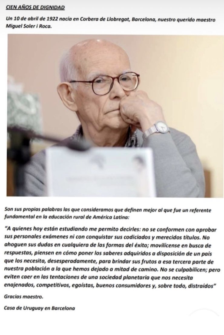 elisadecast's tweet photo. Miguel Soler Roca https://t.co/DLVc5F5mSM